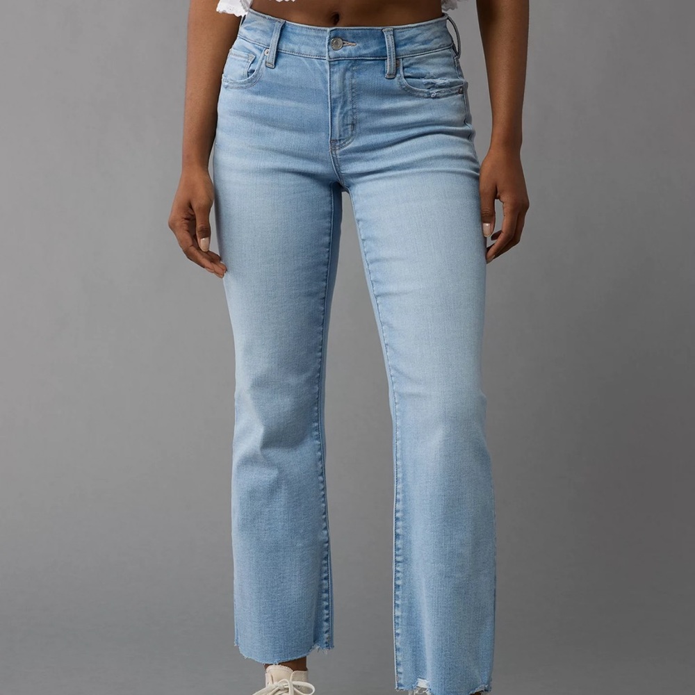 American Eagle Skinny Bootcut Crop Jeans